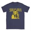 Vintage Pop Singer Shakira TShirts for Unisex Round Neck Pure Cotton T Shirt Short Sleeve Tee Shirt Plus Size Tops