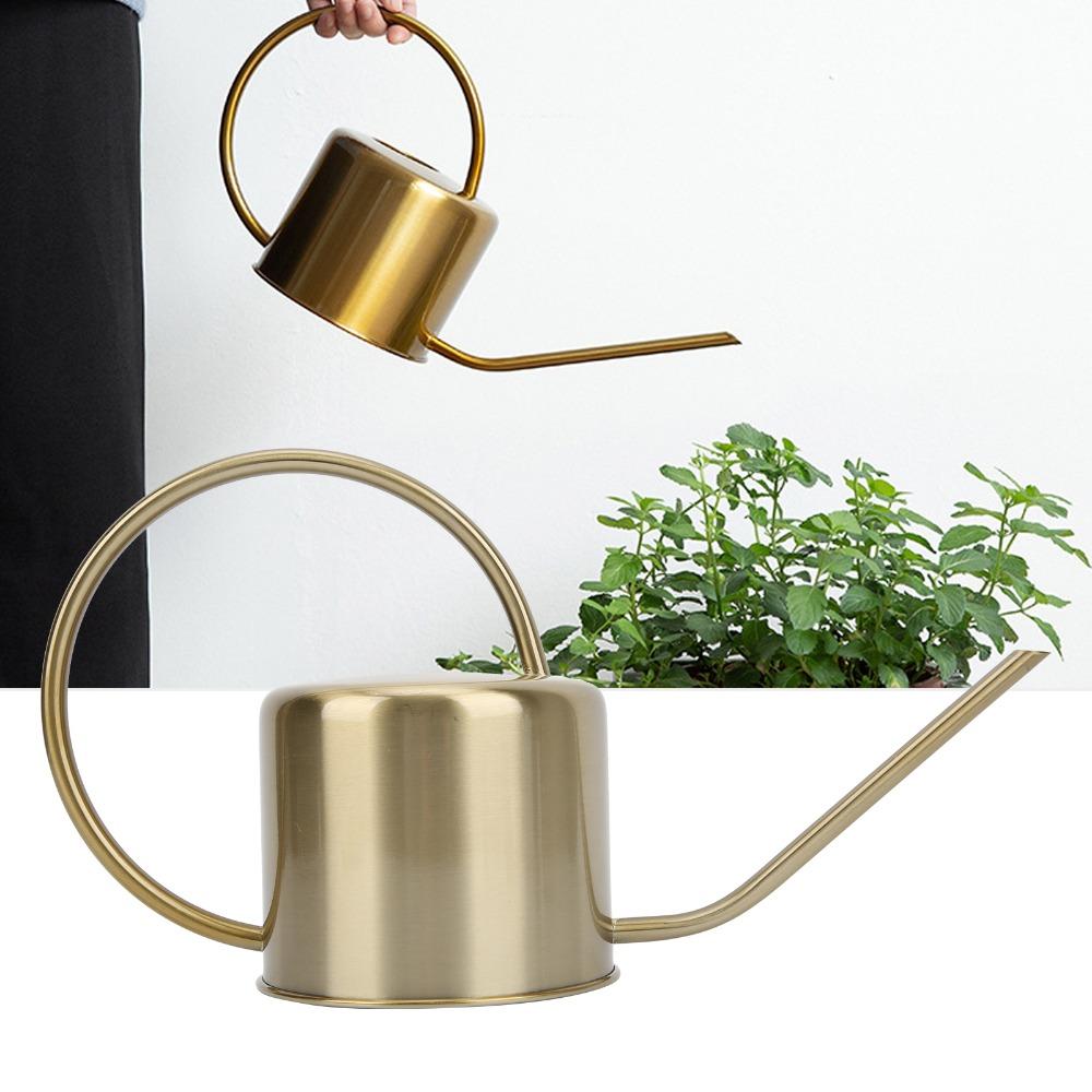 Long Spout Watering Can Gold Plant Watering Can Durable Decorative Watering Can For House Plants