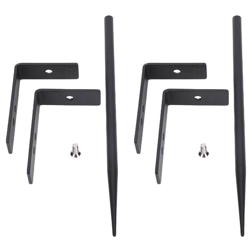 2pcs Rainwater Downspout Bracket Adjustable Iron Weather Proof Rainwater Downspout Extension Anchor for Pipe Support