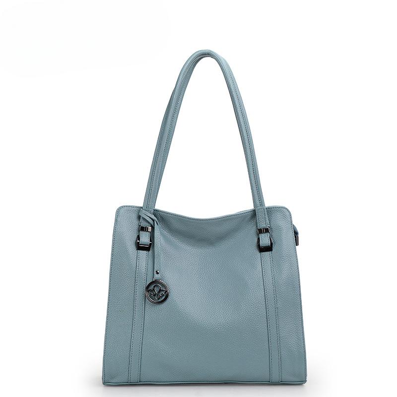 Women's Bag New Trendy and Fashionable Genuine Leather Women's Bag Large Capacity Bag Large Leather One-shoulder Crossbody Bag