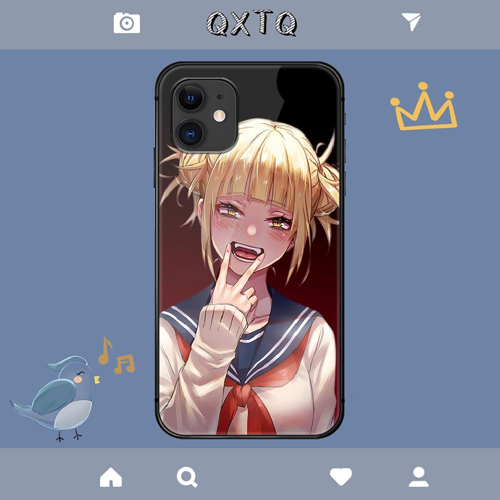 Химико Тога Чехол для iPhone Samsung Galaxy Redmi Note S 17 16 15 14 13 20 24 25 54 Pro Max Ultra Fe Чехол из закаленного стекла
