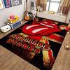 The Rolling Stones Rug Plush Rug Soft Foot Mat Bedroom Rug Anti Fatigue