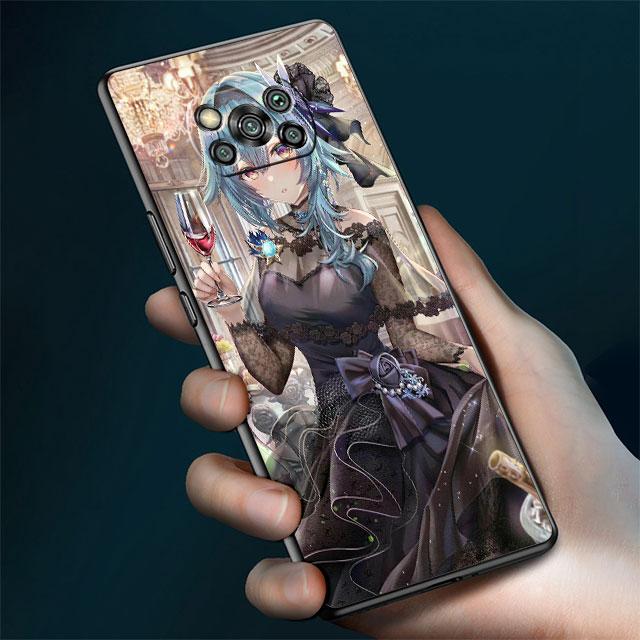 Чехол для Xiaomi Mi Poco X3 NFC X4 Pro F3 M3 C40 F4 GT M5 M4 F1 11 Lite 11T 10T 9T силиконовый чехол для телефона Genshin Impact Girl Funda