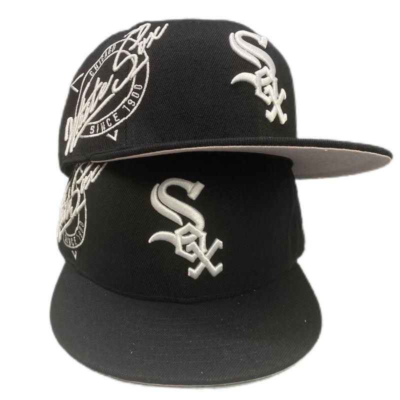 Baseball cap for men and women, fully enclosed baseball cap, men's flat-brim cap, non-adjustable number cap, embroidered cap