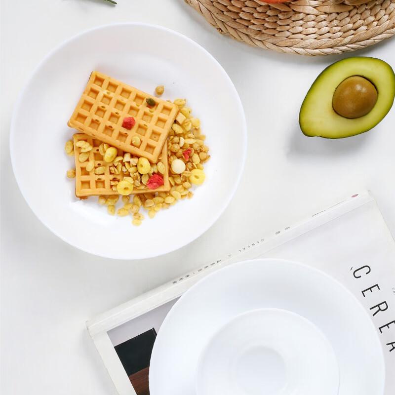 Набор столовой посуды Luminarc из 30 предметов из закаленного стекла кристально-белого цвета