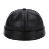 Vintage Beanie Hats Men Women Spring Autumn Landlord Hat Streetwear Hip Hop Brimless Hat Sheepskin Docker Cap