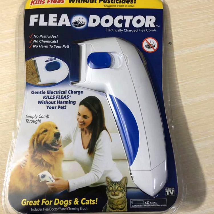 Electric Pet Lice and Flea Comb for Grooming Dogs