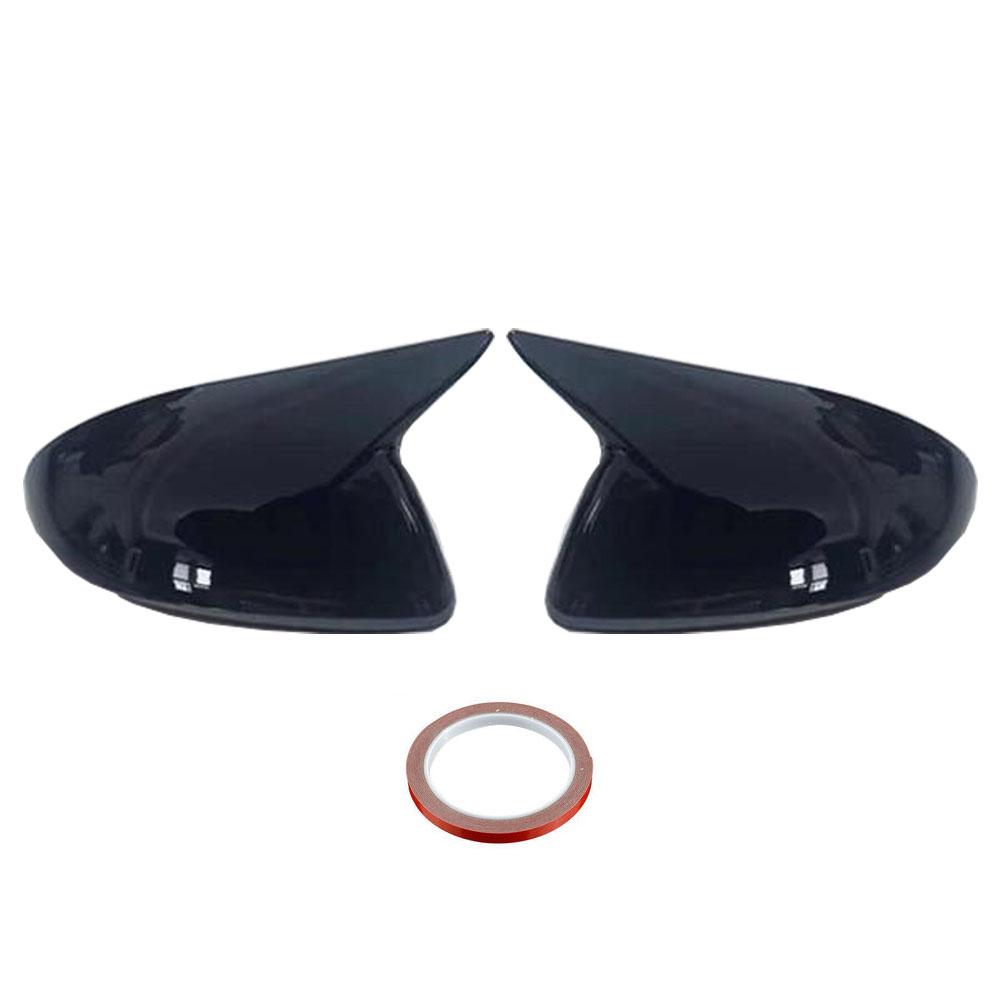 For Hyundai Accent Solaris 2017-2025 Rearview Side Mirror Cover Wing Cap Exterior Door Rear View Case Trim Carbon Fiber Look