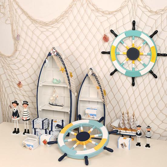 Fishing Net Decoration Wall Art Cotton Fish Net Picture Wall Hanging Fishing Net for Hawaiian Themed Party Under The Sea Party Decoration