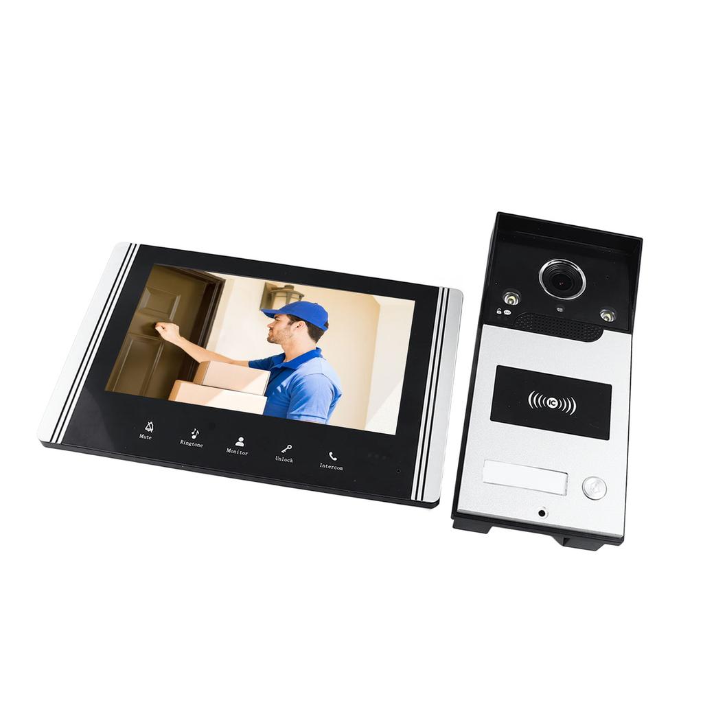 Домашний видеодомофон с HD-дисплеем и двухсторонней связью IP65 Водонепроницаемый датчик движения Сигнализация Дверной глазок