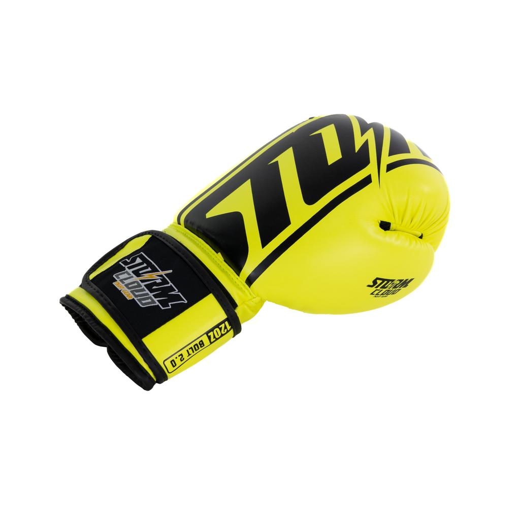 StormCloud Bolt 2.0 Neon Lime Boxing Gloves 16oz