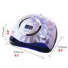 New Upgrade UV Nail Dryer Lamp with Automatic Sensor 57 UV LED Light for All Gels 248W 4 Timer Professional Manicure Pedicure Nail Epuipment