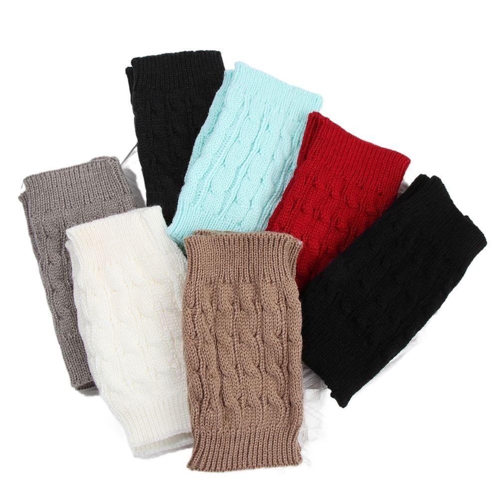 Socks For Girl For Women Lolita Wool Knitted Twist Leg Warmers Leg Warm Socks Foot Cover Knee Cover