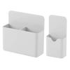 2Pcs Magnetic Storage Box Durable Lightweight Pencil Organizer Versatile Magnetic Sundries Box for Refrigerator Whiteboard