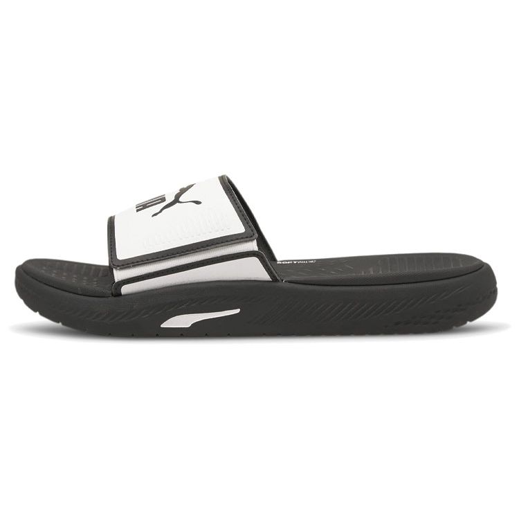 Puma Softride Slide White Black Men Sneakers 382111-05