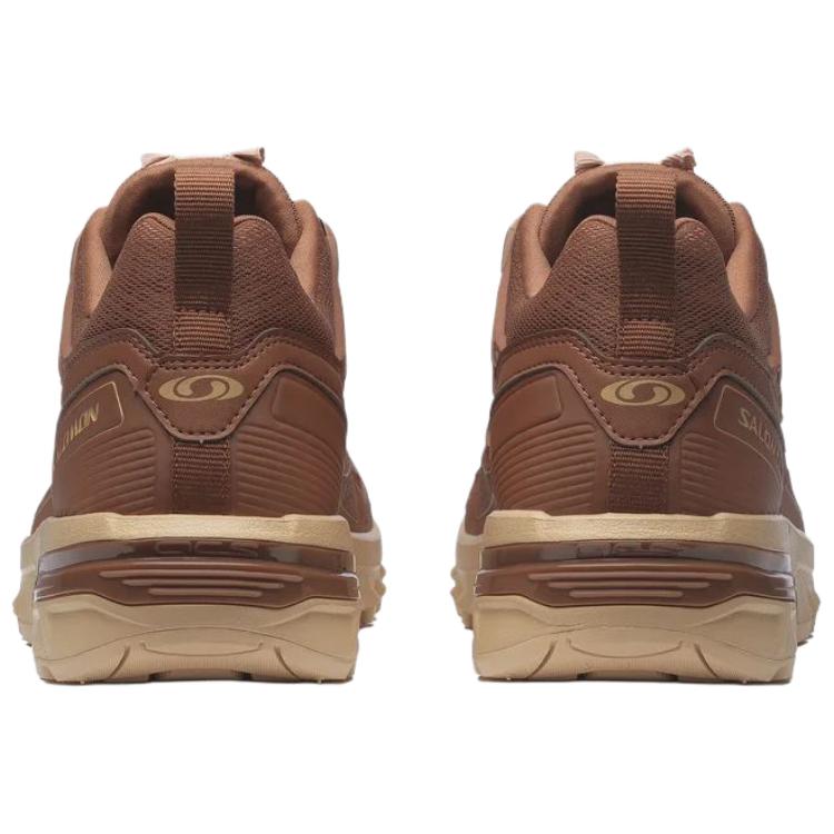 SALOMON Acs+ Satin Comfortable Soft Breathable Support Casual Running Shoes Unisex Sneakers Red-Brown 477949