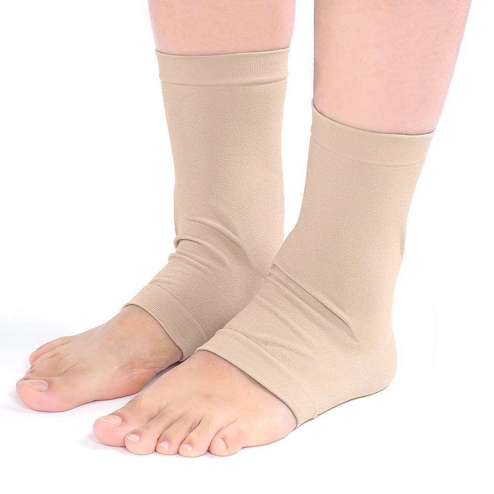 Soft Elastic Ankle Protection Sleeve Silicone Protective Pad Breathable Foot Heel Crack Sock