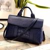 Leather Crocodile Pattern Handbag, Large-capacity Women's Bag, European and American Fashion, Versatile Crossbody Single-shoulder Women's Bag