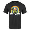 Corgi Riding Dinosaur Funny Rainbow T-shirt Humor Pet Dog Lovers Shirts