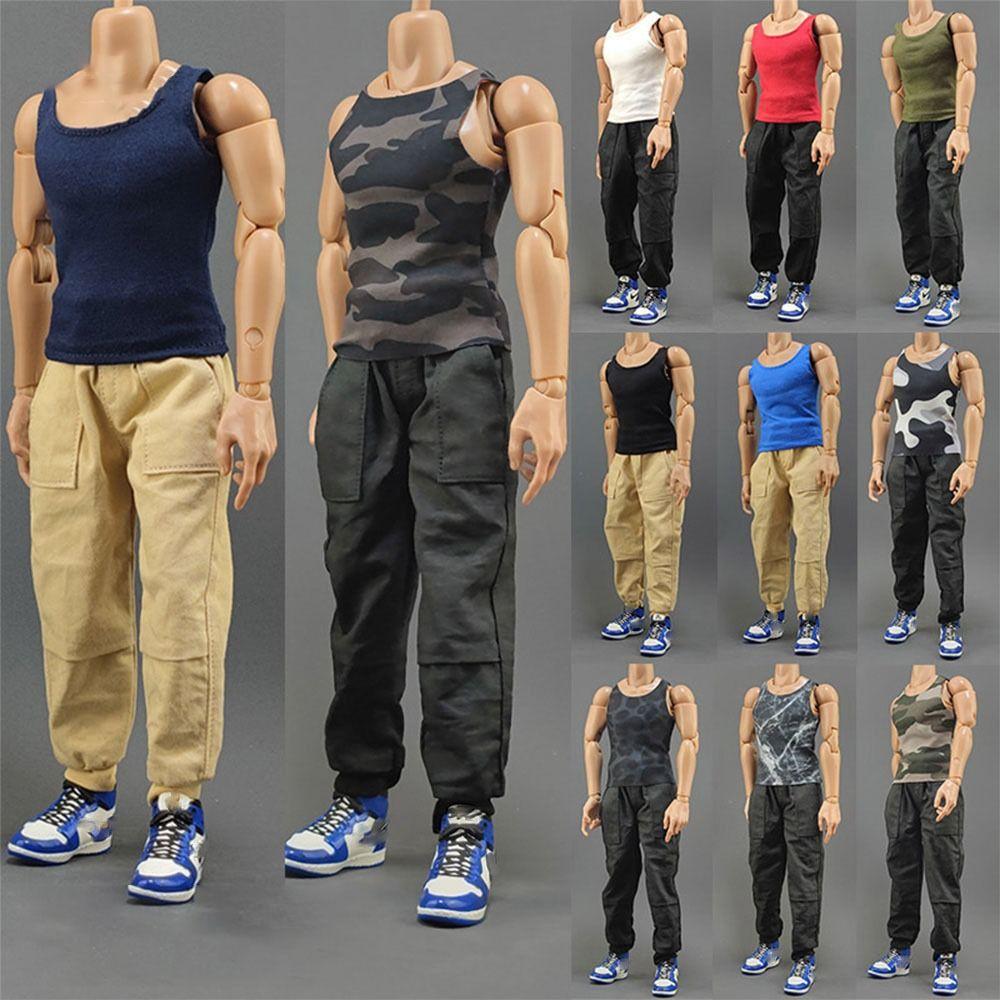 Clothes Soldier Casual T-shirt Soldier Figure Accessory 1/6 Miniature Clothing Doll Sports Bottom