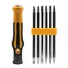 7Pcs/Set Screwdriver Strong Magnetism Non-Slip Workshop Equipment 12-in-1 Multi-Bit Screwdriver Set for Household