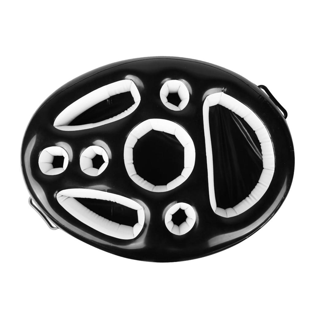 Вода ПВХ Надувной Плавающий Поднос для Закусок Поднос для Напитков Вода База для Стаканов для Бассейна Портативный Плавающий для Вечеринок у Бассейна