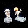 Resin Astronauts Ornaments Universal Cell Mobile Phone Stand Holder Spaceman Bracket Toys Home Office Desk Decor Birthday Party