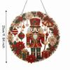 2D Flat Christmas Ornament Acrylic Door Hanging Decor Gnome Pattern Window Hanging Sign  Party