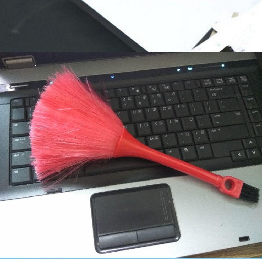 Mini Microfiber Fluffy Anti Static Desktop Cleaning Tool Laptop Cleaner Dusting Wand Keyboard Brush