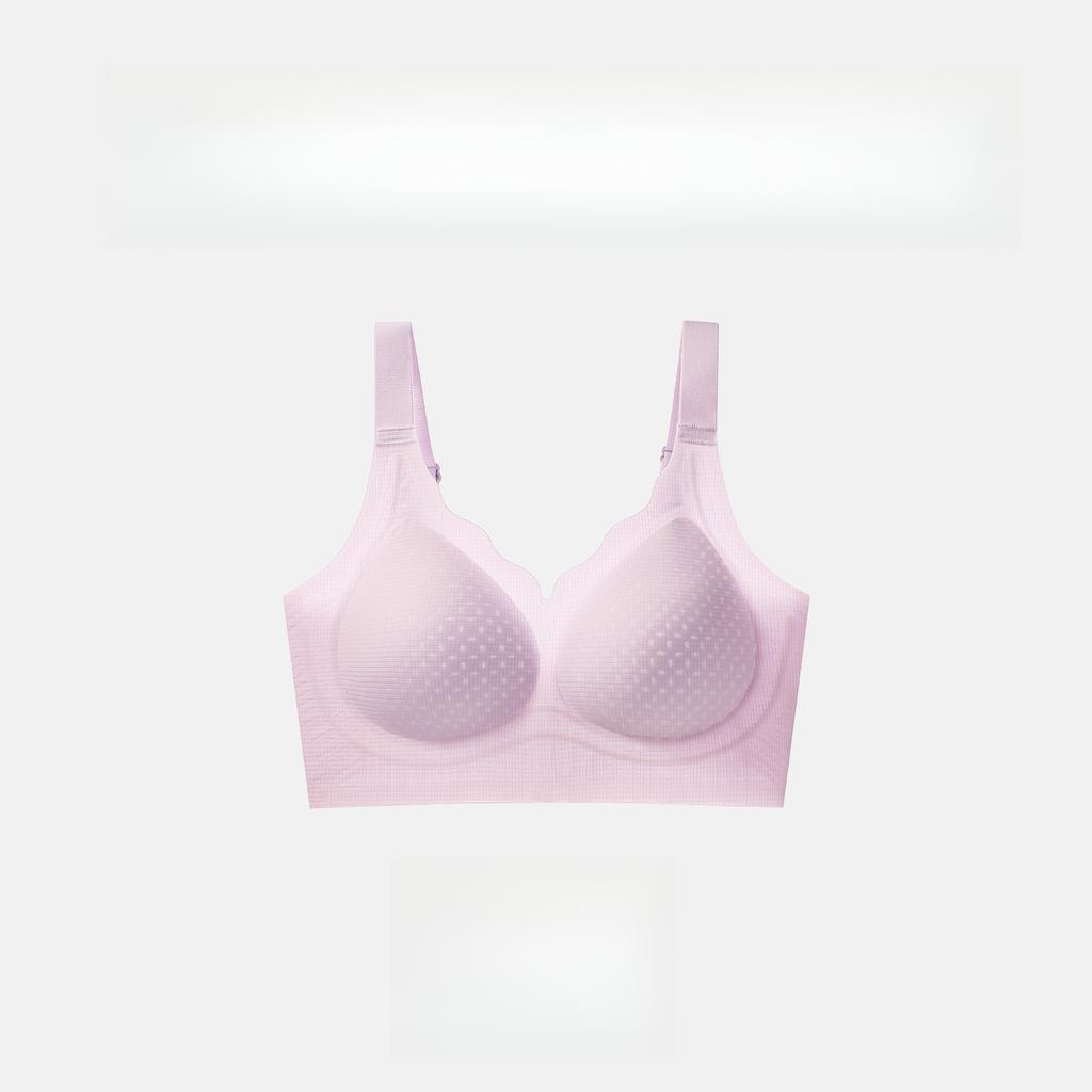 Тонкий дышащий бюстгальтер Женское удобное нижнее белье больших размеров Женский бюстгальтер с эффектом пуш-ап без косточек Дышащий бюстгальтер без косточек