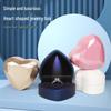 Heart-Shaped LED Jewelry Box for Rings, Necklaces, and Pendants