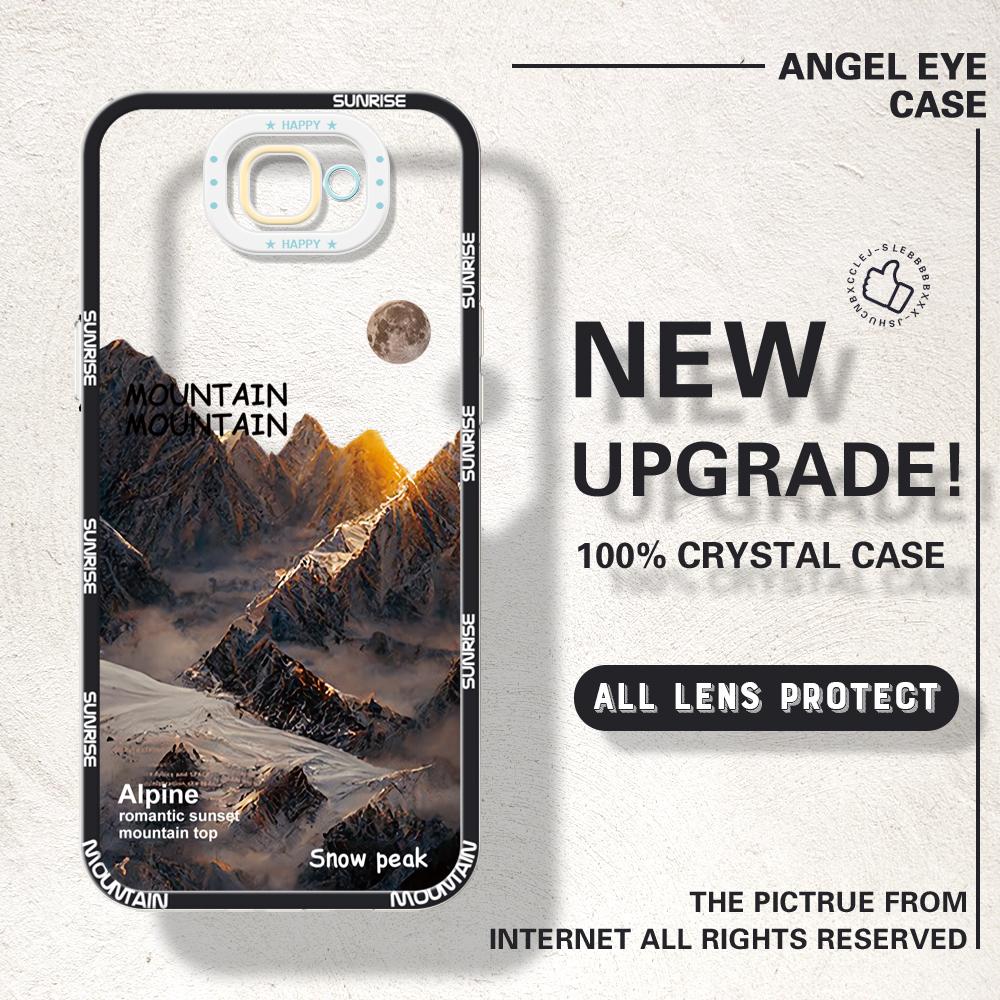 Shockproof Cartoon Painted Pattern Crystal Phone Case Transparent Soft Full Cover Camera Protection Cover for IPhone Samsung Redmi OPPO Realme Vivo