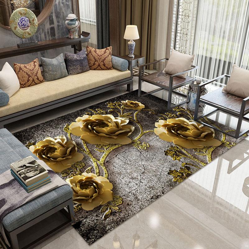 3D Corful ковер с розами для гостиной, спальни, столовой, коврики, противоскользящий коврик, свадебный красный ковер, коврик для дверного проема