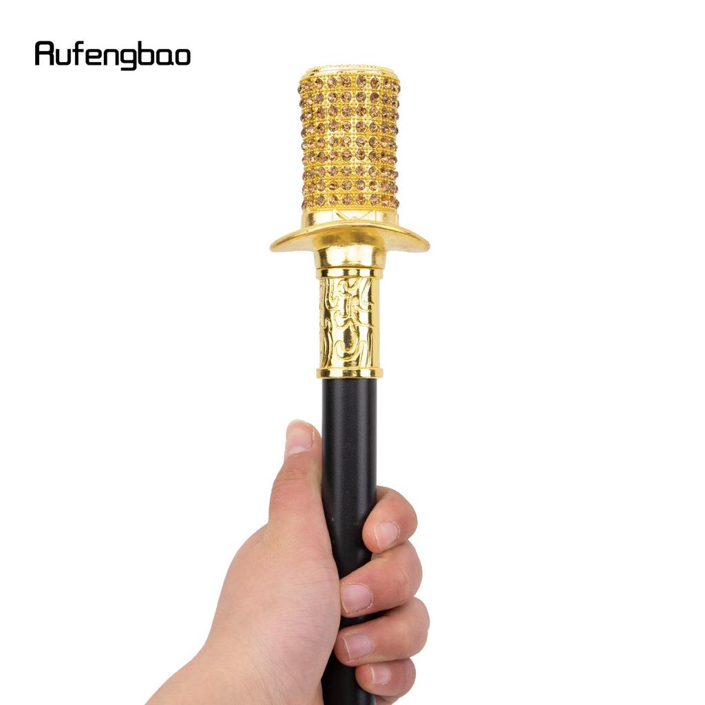 Трость с золотым искусственным бриллиантом, модная декоративная трость, элегантная трость для джентльмена, ручка для косплея, ручка Crosier 96 см