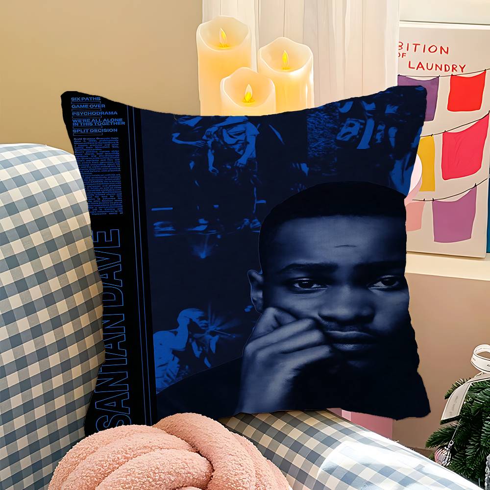Поп-хип-хоп рэпер Дейв Подушка Аниме-подушка Подушка для изголовья дивана-кровати Чехол для подушки 45x45 см Мода