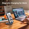 Magnetic Wireless Charging Stand, 3 in 1 Wireless Charging Station 15W Wireless Charger Compatible with iPhone 15/14/13/12 Series, Apple Watch,