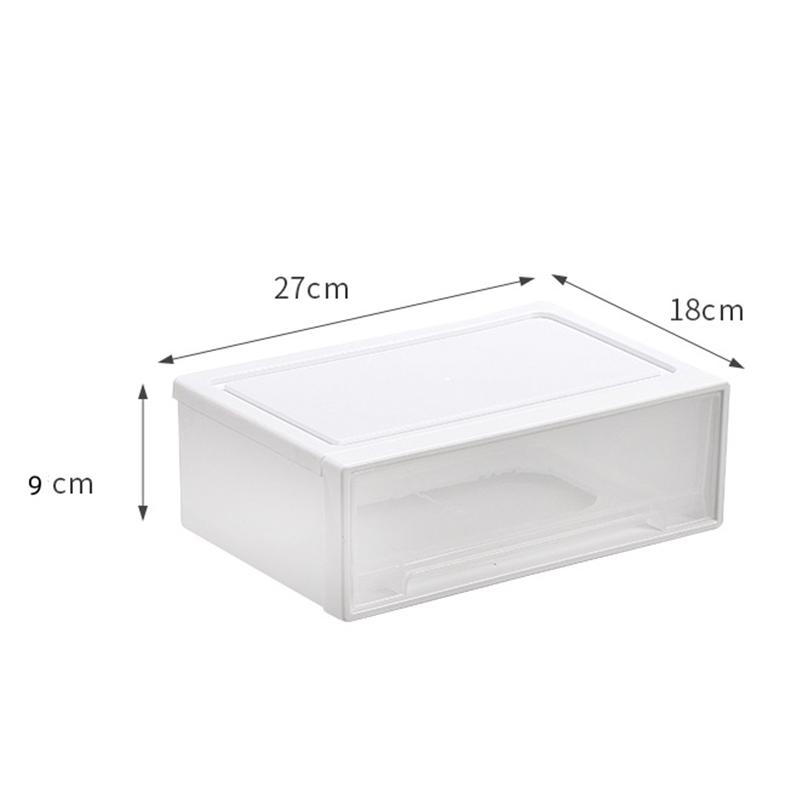 3pcs Wardrobe Drawers for Clothes Stackable Quilt Storage Transparent Organizer Box Desktop Drawers Storage Box