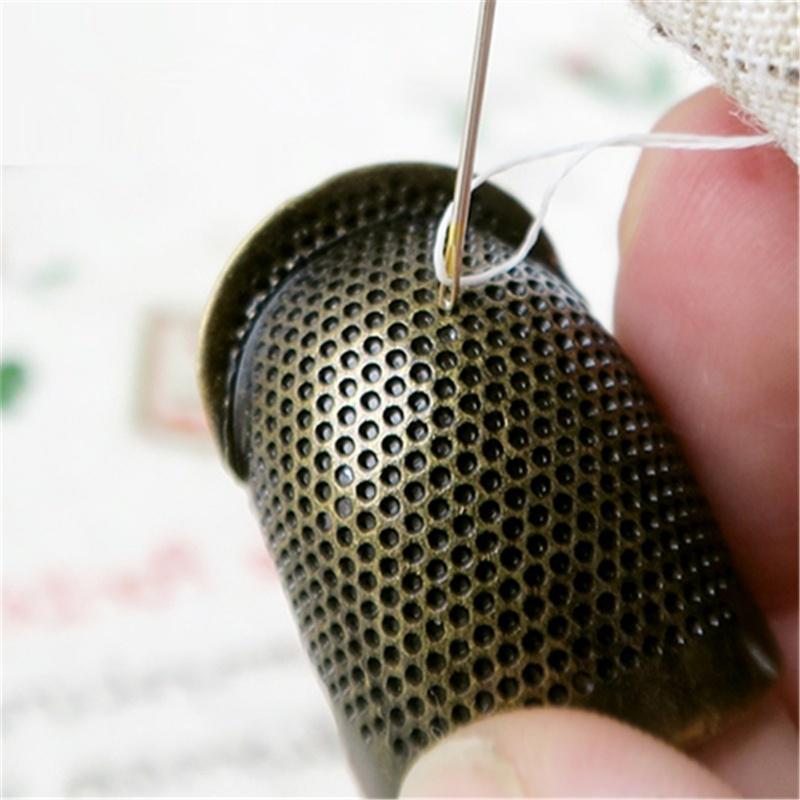 Retro Sewing Thimble Finger Protector Sleeve Tool Accessories