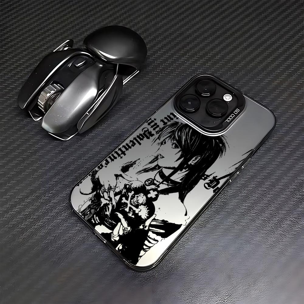 Роскошный Чехол Clmj Тетрадь Смерти Миса Для iPhone 17 Air 16e 15 14 13 12 11 Pro Max Plus Mini SE Противоударный Матовый Задний Чехол