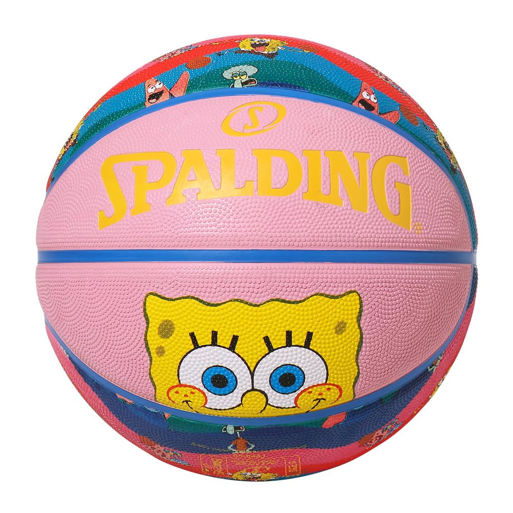 SPALDING Губка Боб Квадратные Штаны Персонаж Резина, Размер 6, 85-044J, Баскетбол, Для улицы, Коллаборация