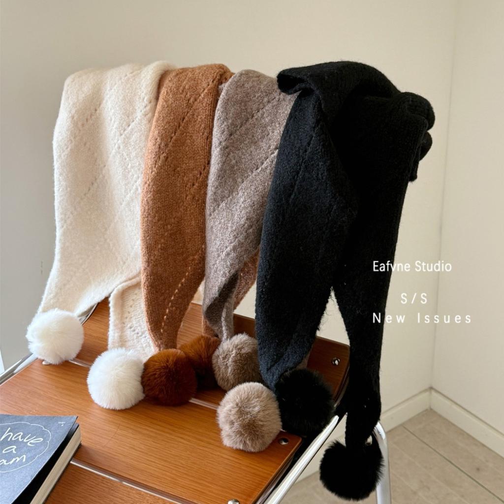 A New Triangular Scarf for Women A Versatile Pilling and A Student Knitted Woolen Scarf Shawl for Warmth