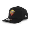 EU Exclusive New Era Cap 9SEVENTY Stretch Snapback AS Roma SERIA A STRETCH SNAPBACK CAP AS ROMA Black Soccer Serie A Hat 970SS [Used]
