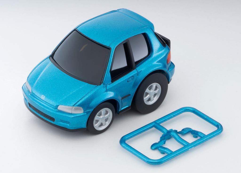 Tomytec Zero Honda Civic Finished Product Choro-Q Z-61c SiR-II (Blue-Green)