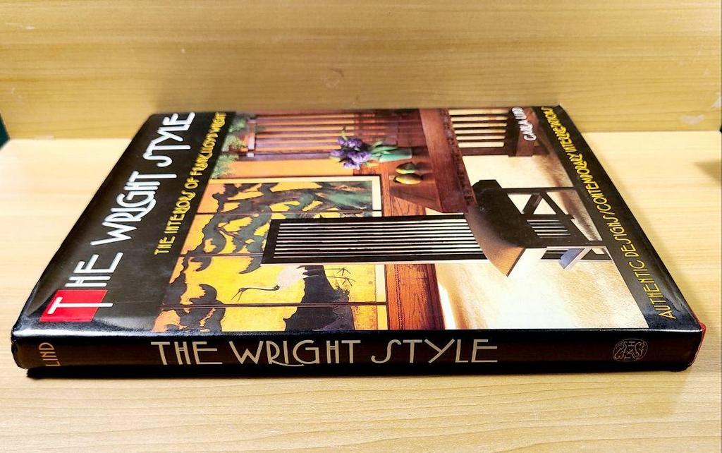 [USED] Foreign book "THE WRIGHT STYLE" Frank Lloyd Wright's interior