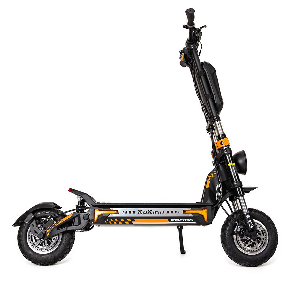 Электросамокат Kukirin G4 Max 12" Двойной мотор 1600 Вт Полная подвеска Внедорожный электросамокат 60 В 35,2 Ач Светодиодный дисплей Черный