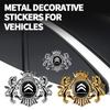 1 шт. Стиль автомобиля Наклейка на кузов и багажник 3D Металлическая наклейка-эмблема Львиная Корона Для Citroen C1 C2 C3 C4L VTS C-ELYSEE C3-XR DS