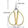 Sewing Embroidery Scissors Stainless Steel Sharp Tip Detail Shears For Sewing Crafting Art Work Cross Stitch Cutting Handcraft