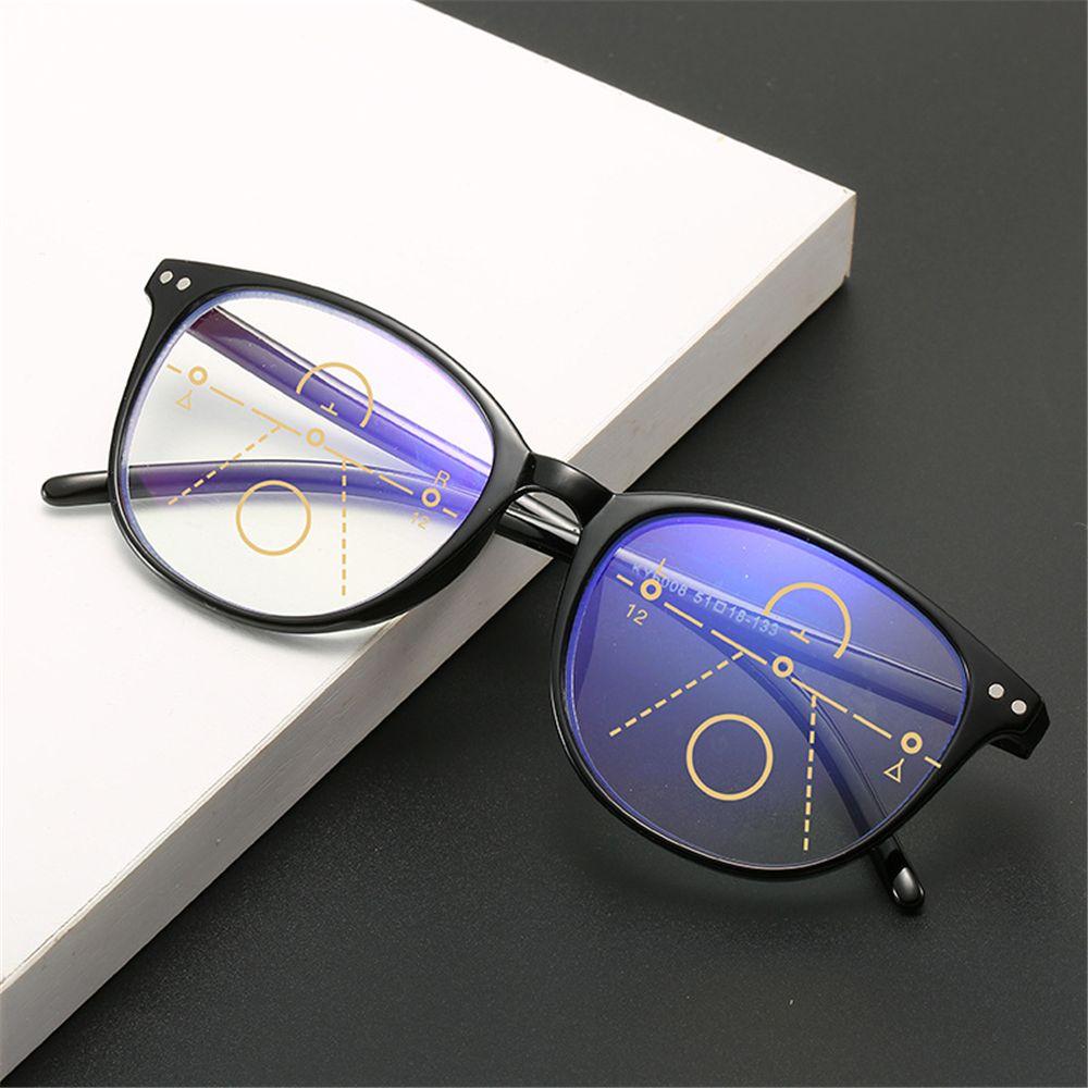 Multifocal Progressive Multifocus Reading Glasses Blue Light Blocking Glasses for Women & Men