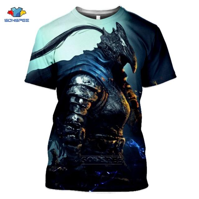 Летняя мужская футболка модная футболка с 3D принтом игра женская повседневная уличная одежда крутой спортивный топ