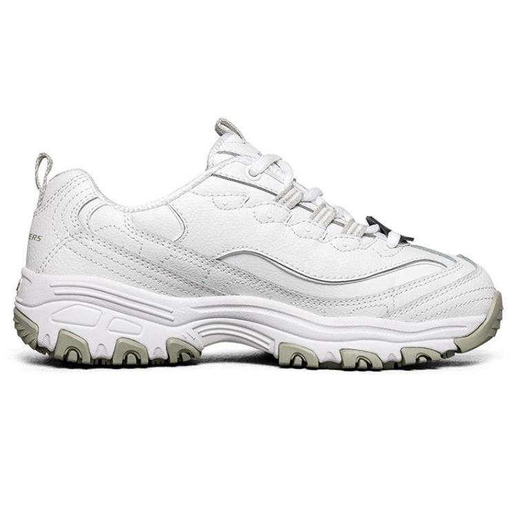 (WMNS) Skechers D lites Sr Белый Женские 76605-WHT